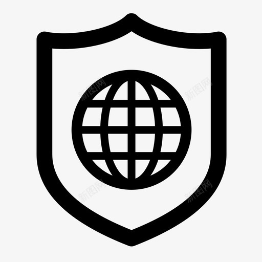 全球保险安全安保图标svg_新图网 https://ixintu.com 世界 全球保险 安保 安全