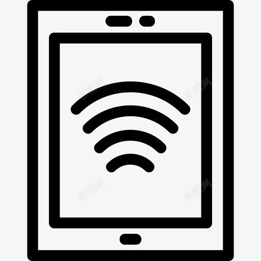 移动wifi互联网无线图标svg_新图网 https://ixintu.com 互联网 搜索引擎优化和营销 无线 移动wifi