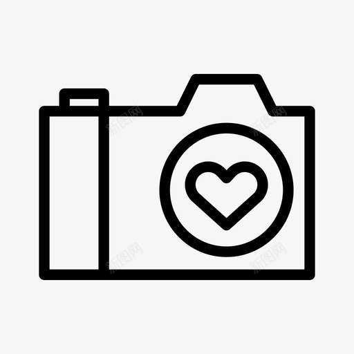 爱相机心图标svg_新图网 https://ixintu.com 图片 心 情人节 爱的心 爱相机