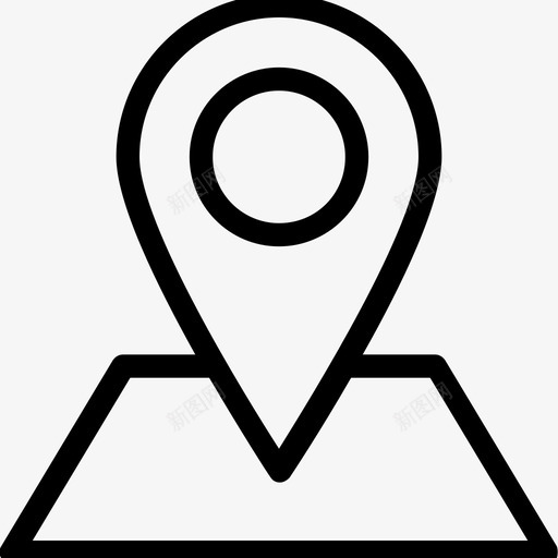 全球定位系统定位地图图标svg_新图网 https://ixintu.com 全球定位系统 图钉 地图 定位 导航 搜索引擎优化和营销