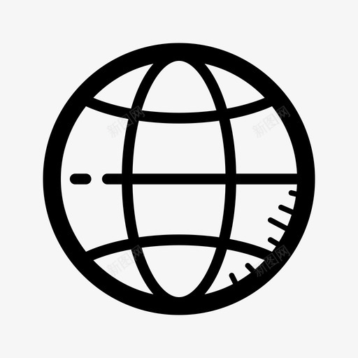 全球化地球世界图标svg_新图网 https://ixintu.com 世界 全球化 商业崩溃 地球
