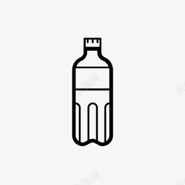 回收瓶塑料瓶图标图标