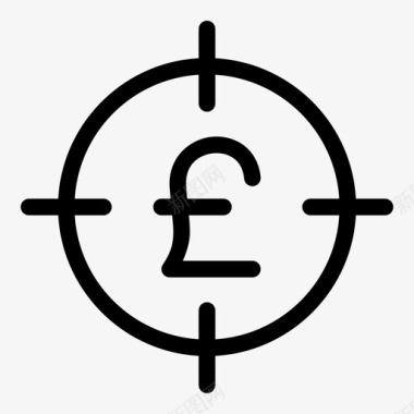 英镑货币业务图标图标