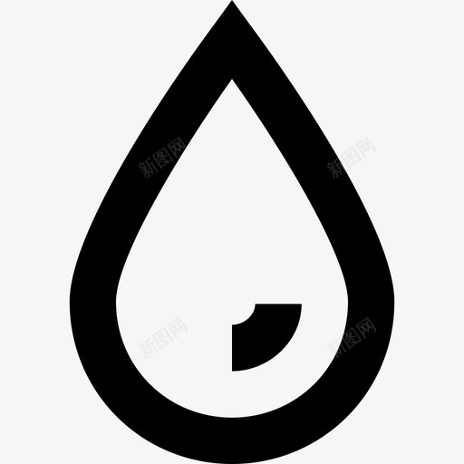 水滴水珠雨滴图标svg_新图网 https://ixintu.com 水滴 水珠 线要素集合图标 雨滴