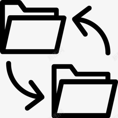 文件夹共享存档复制文件夹图标图标