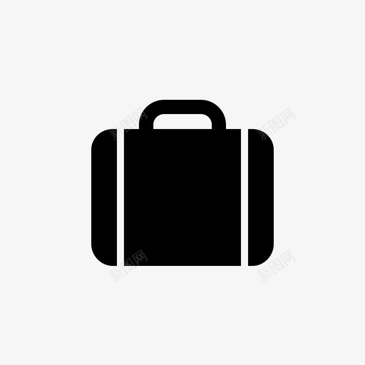 行李行李箱机场标志图标svg_新图网 https://ixintu.com 机场标志 行李 行李箱