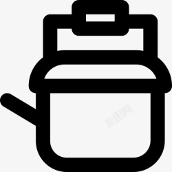 开水壶煮茶开水壶饮料水壶图标高清图片