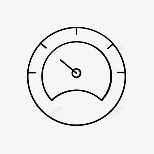 车速表汽车仪表板图标svg_新图网 https://ixintu.com 仪表 仪表板 汽车 汽车用户界面 车速表 里程表