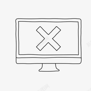 桌面x删除设备图标图标