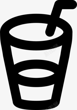 鸡尾酒杯子饮料图标图标