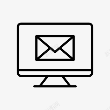 桌面消息设备电子邮件图标图标