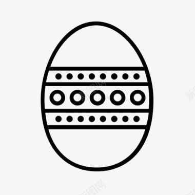 复活节彩蛋基督教复活节巧克力图标图标