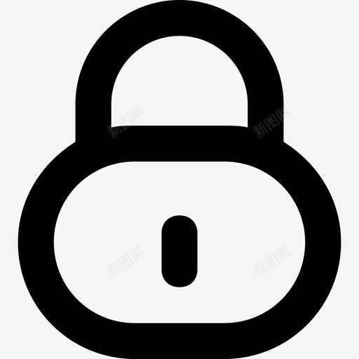 锁挂锁密码图标svg_新图网 https://ixintu.com 安全 密码 挂锁 线路基本图标集 锁 隐私