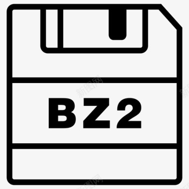 保存bz2文件bz2扩展名图标图标