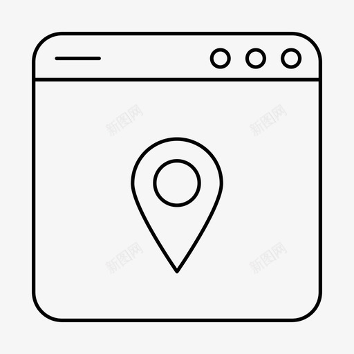 地图应用程序方向图标svg_新图网 https://ixintu.com 地图 应用程序 方向 用户界面