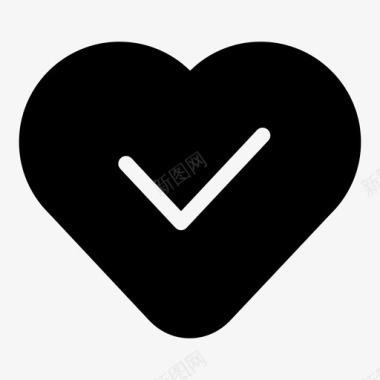 心脏检查爱情情人节图标图标