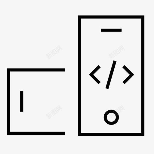 移动开发代码电话图标svg_新图网 https://ixintu.com 代码 电话 移动开发 网络 网络制作