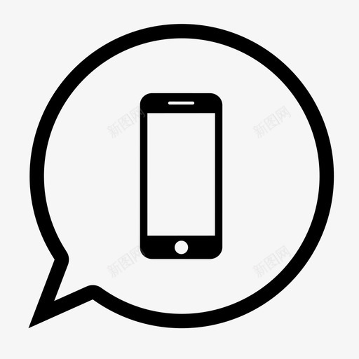 电话聊天bubleiphone图标svg_新图网 https://ixintu.com buble chattalk iphone talk 电话聊天