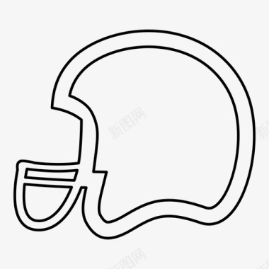 头盔衣服足球图标图标