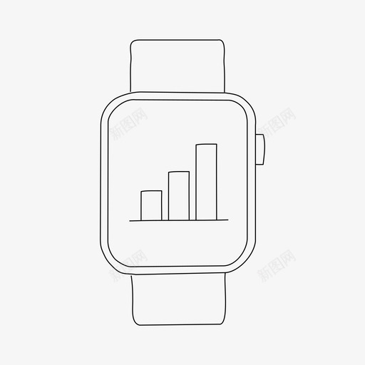 applewatch条形图分析applewatch图标svg_新图网 https://ixintu.com applewatch applewatch条形图 分析 屏幕 条形图 设备