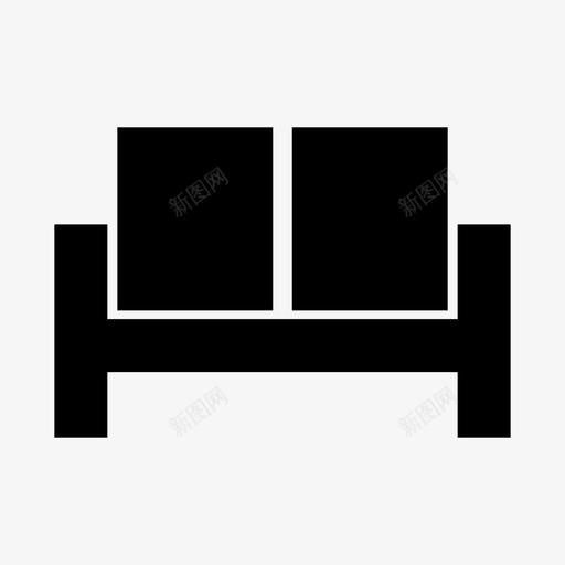沙发椅子舒适图标svg_新图网 https://ixintu.com 家具 座椅 椅子 沙发 舒适