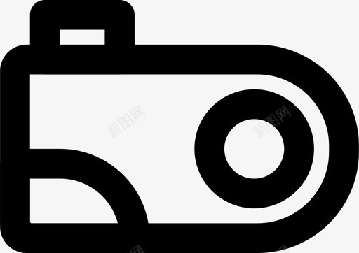 数码相机摄影录音图标图标