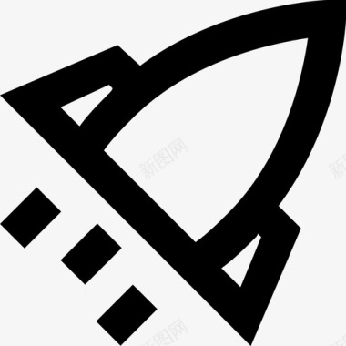 导弹探索火箭图标图标