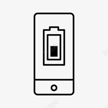 iphone电池充电设备屏幕图标图标