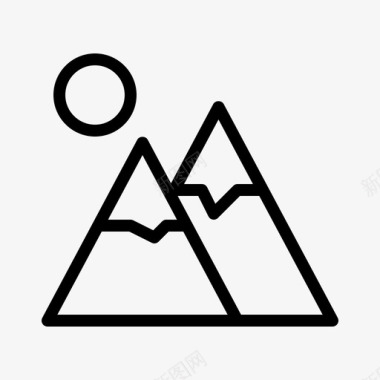 阿尔卑斯山这里是德国图标图标