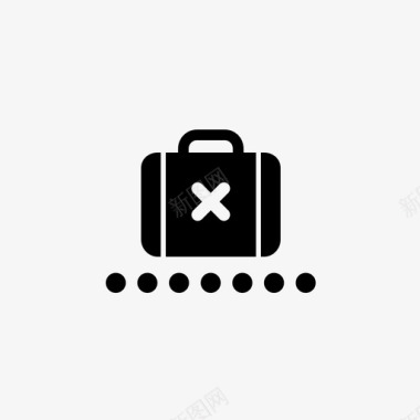 行李托运取消错误图标图标
