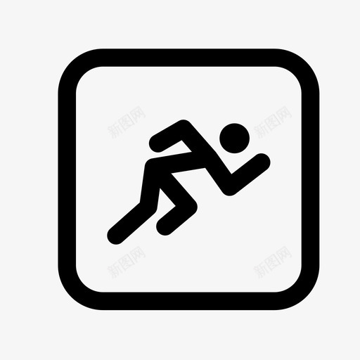跑步各种运动奥运会图标svg_新图网 https://ixintu.com 各种运动 奥运会 跑步