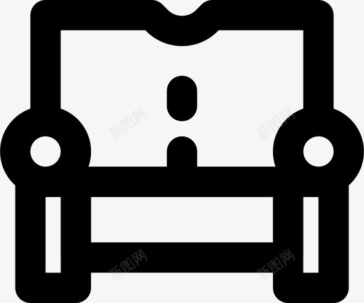 沙发家具家居用品图标svg_新图网 https://ixintu.com 家具 家居用品 沙发