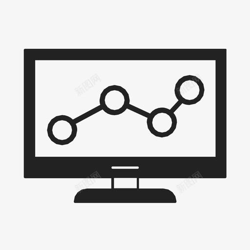 计算机分析图表基金图标svg_新图网 https://ixintu.com 图表 基金 统计 计算机分析