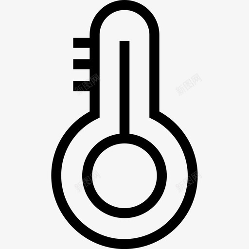 热量度数水银图标svg_新图网 https://ixintu.com iosweb用户界面行图标 度数 水银 温度 温度计 热量