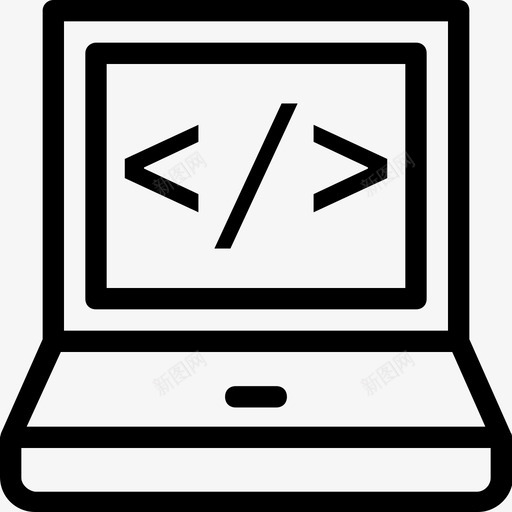 开发编码div图标svg_新图网 https://ixintu.com div html web开发 开发 数字营销 编码 编程