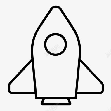 火箭发射导弹宇宙飞船图标图标