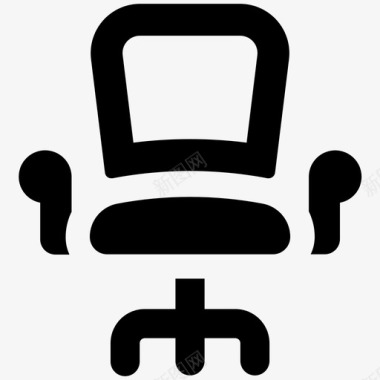 办公椅电脑椅座椅图标图标