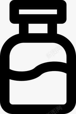 水饮料瓶子图标图标