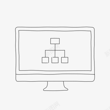 桌面站点地图图表设备图标图标