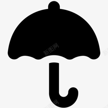 保护商业保护保护伞图标图标