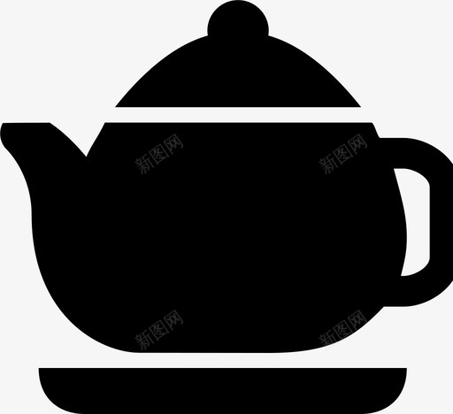 水壶饮料热茶图标svg_新图网 https://ixintu.com 厨房 水壶 热茶 茶壶 食物 饮料
