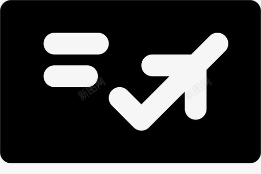 飞机票登机牌旅行图标图标