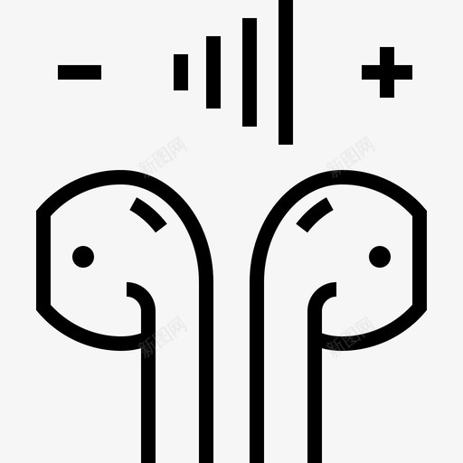 苹果airpods音量appleairpods音量耳机图标svg_新图网 https://ixintu.com appleairpods音量 声音 美味的苹果音乐 耳机 苹果airpods音量
