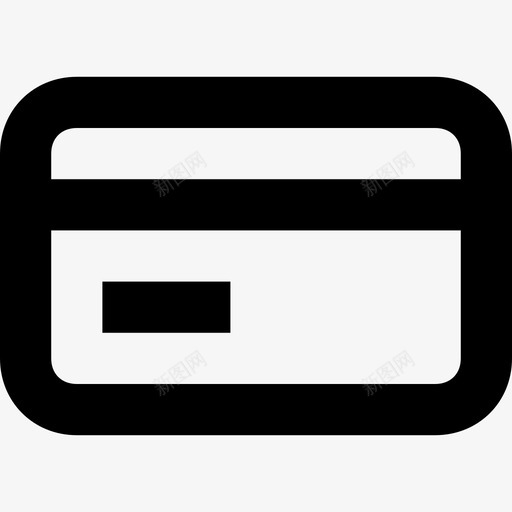 信用卡自动柜员机卡银行卡图标svg_新图网 https://ixintu.com 一套线路要素图标 信用卡 塑料货币 现金卡 自动柜员机卡 银行卡