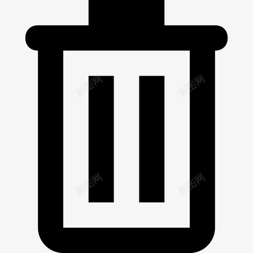 垃圾箱垃圾桶回收图标svg_新图网 https://ixintu.com 一套线要素图标 回收 垃圾桶 垃圾箱
