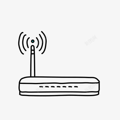 无线路由器互联网连接wifi图标svg_新图网 https://ixintu.com wifi 互联网连接 无线路由器 设备
