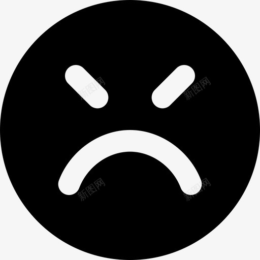 愤怒的表情疯狂的表情符号图标svg_新图网 https://ixintu.com 愤怒的表情 疯狂的表情符号