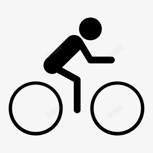 自行车活动骑自行车图标svg_新图网 https://ixintu.com 健身 活动 自行车 运动和游戏收藏 骑自行车