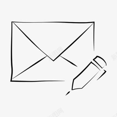 信封新建电子邮件图标图标