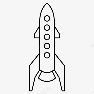 火箭发射搜索引擎优化图标图标